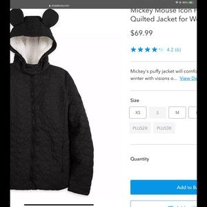 Disney black jacket